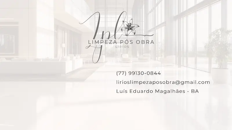 Lírios Limpeza Pós Obra - Anunciante do Grude.digital