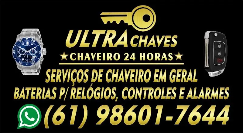 ULTRA CHAVES CHAVEIRO 24 HORAS - Anunciante do Grude.digital