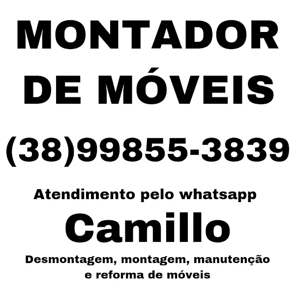 Camillo Montador de Móveis - Anunciante do Grude.digital