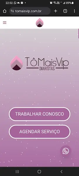 Tô Mais Vip - Diaristas - Anunciante do Grude.digital