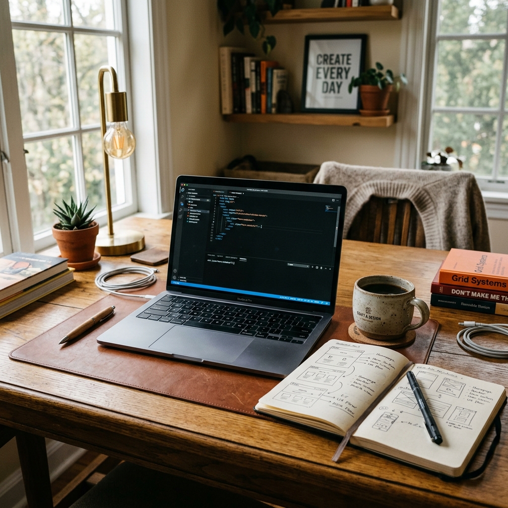 Our authentic physical design workspace