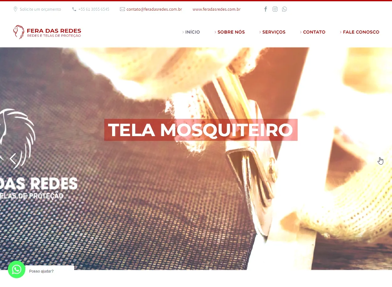 Fera das Redes Web Mockup